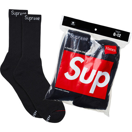 Supreme x Hanes Socks (4 pack)